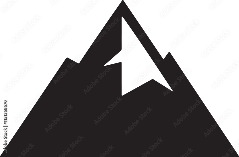 mountain icon vector art illustration on a white background.
mountain icon vector art illustration on a white background.