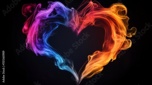 Wavy lines of different colors flowing together to form a cohesive shape, like a circle or heart, representing harmony in diversity.