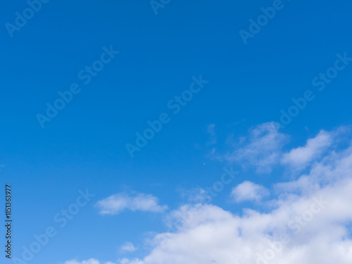 冬の青空と白い雲78