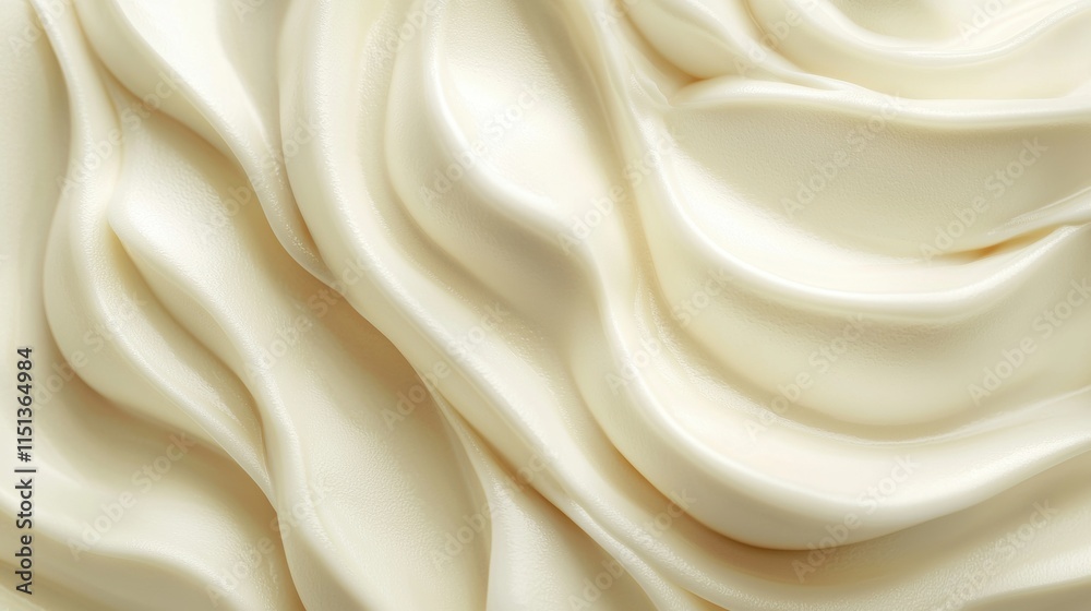 Smooth Creamy Texture of Luxurious White Fabric with Elegant Folds and Soft Waves in a Minimalist Abstract Background Smooth Creamy Texture of Luxurious White Fabric with Elegant Folds and Soft Waves in a Minimalist Abstract Background