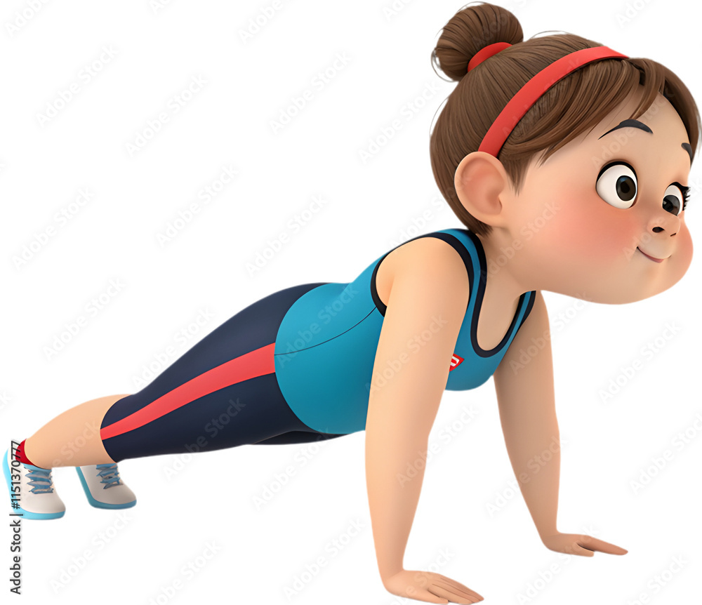 Energetic girl in gymnastics outfit showcasing acrobatic poses clipart for design projects. Energetic girl in gymnastics outfit showcasing acrobatic poses clipart for design projects.
