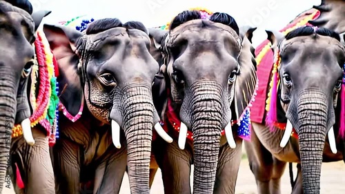 elephant in the zoo