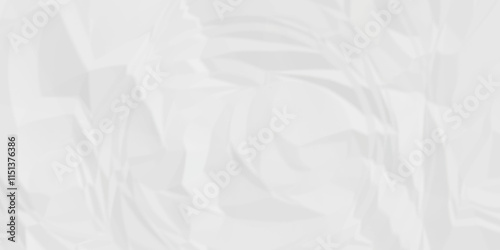 White crumpled paper texture . White wrinkled paper texture. White paper texture . White crumpled and top view textures can be used for background of text or any contents .