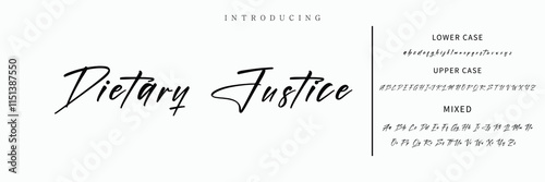 signature Font Calligraphy Logotype Script Brush Font Type Font lettering handwritten
