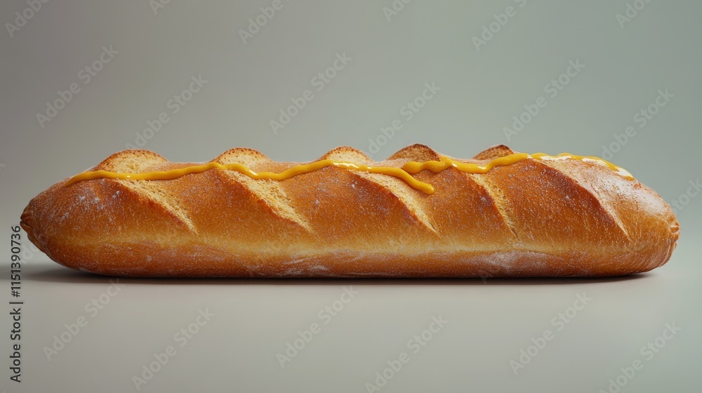 detailed food closeup, artisanal hot dog, pillowy bread texture, wavy mustard line, glistening frankfurter, gentle hand hold, muted gray background, professional lighting, advertising aesthetic, detailed food closeup, artisanal hot dog, pillowy bread texture, wavy mustard line, glistening frankfurter, gentle hand hold, muted gray background, professional lighting, advertising aesthetic,