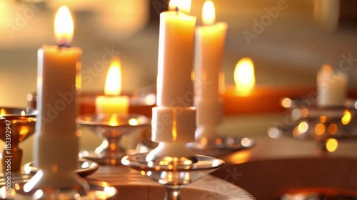 candles in church