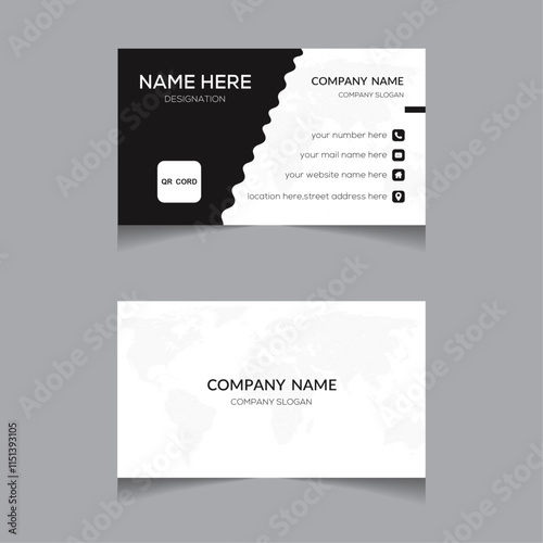 New professional visiting card design 