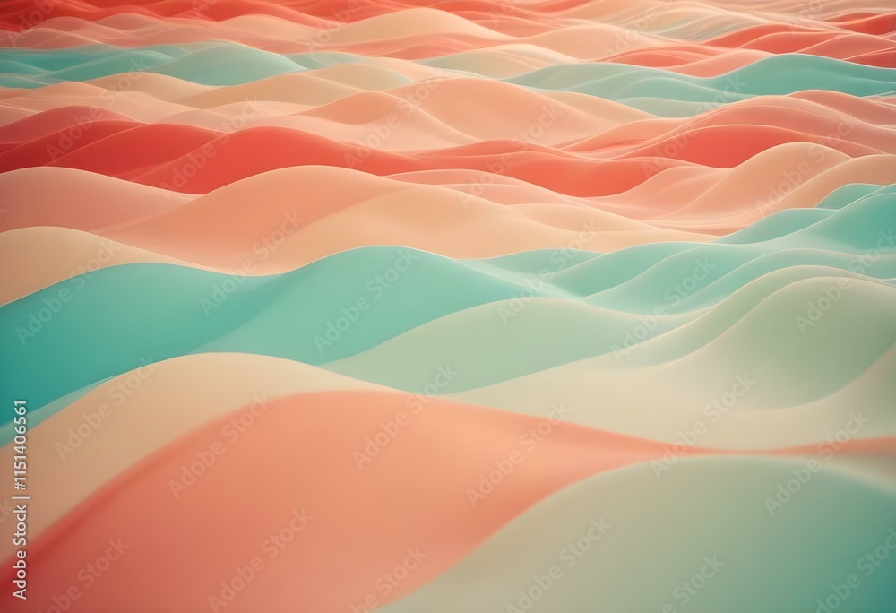 Trendy Pastel Color Wave Backgrounds Abstract Retro 60s & 70s Style Vectors Trendy Pastel Color Wave Backgrounds Abstract Retro 60s & 70s Style Vectors