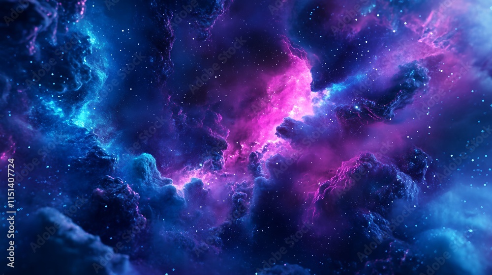 Obraz premium 紫色のスモークの背景素材