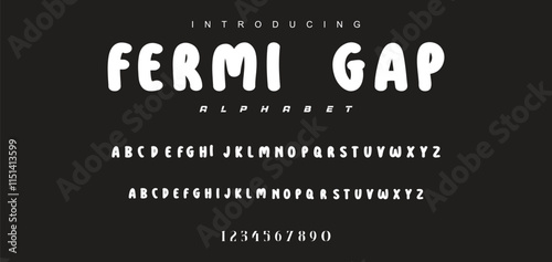 Playful cartoon Font, funky typeface for joyful brings life designs like children's artwork, birthday invitations, playful branding, and carnival typography. Vector typeset