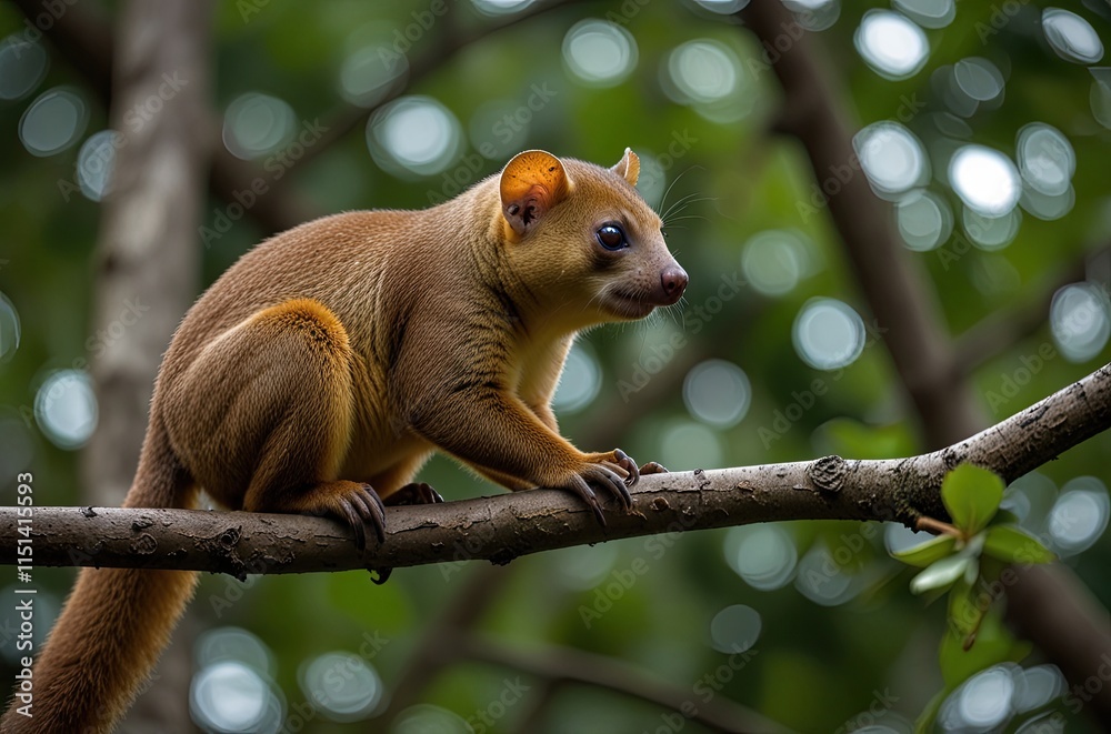 Fototapeta premium squirrel on tree