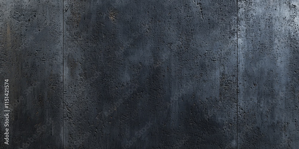 Obraz premium Dark gray concrete backdrop featuring a black raster pattern. The contrast between the black raster and the dark gray surface creates a striking visual effect.