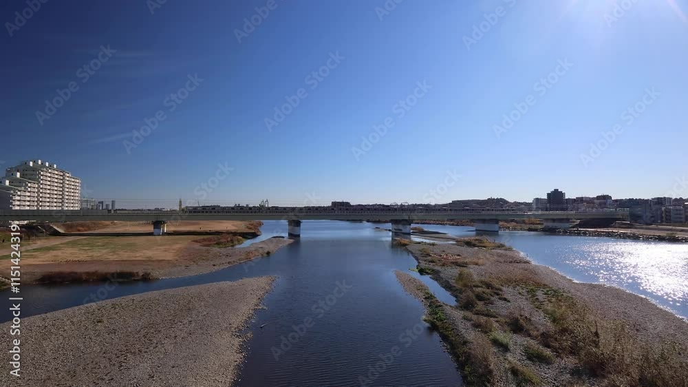 川と鉄橋 川と鉄橋