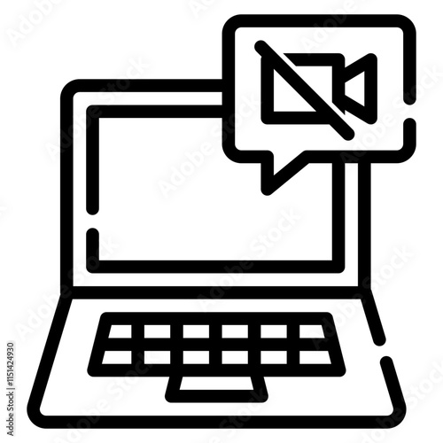 laptop with no video call