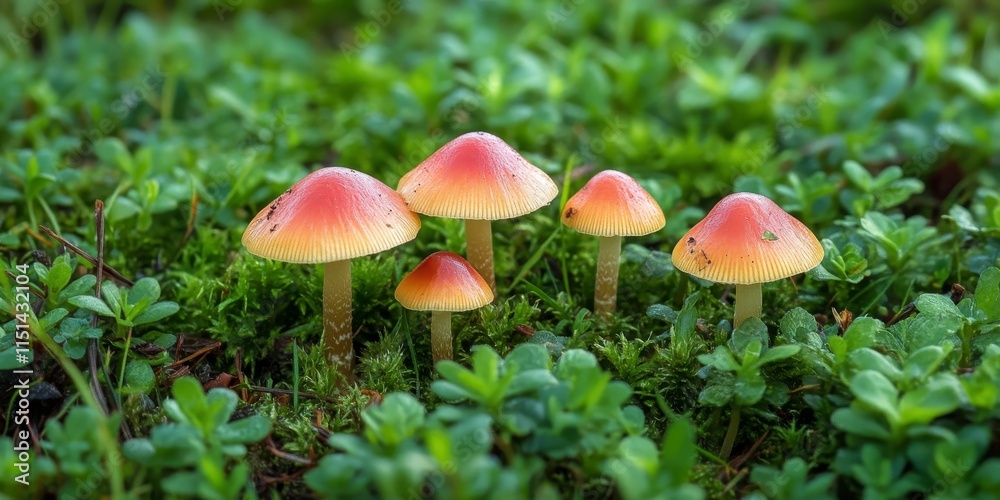 Mushrooms thriving amidst lush grass create a captivating scene of nature s beauty. These mushrooms showcase the incredible diversity found in grass ecosystems, highlighting the connection between Mushrooms thriving amidst lush grass create a captivating scene of nature s beauty. These mushrooms showcase the incredible diversity found in grass ecosystems, highlighting the connection between