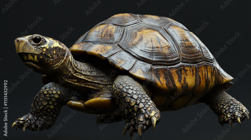 Fototapeta premium A Turtle with a Shell