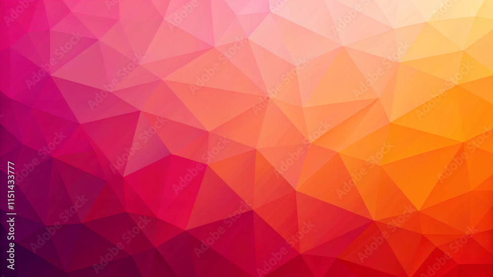 Geometric Gradient Background, Mixture of Pink and Orange Colors, Desktop Wallpaper Geometric Gradient Background, Mixture of Pink and Orange Colors, Desktop Wallpaper