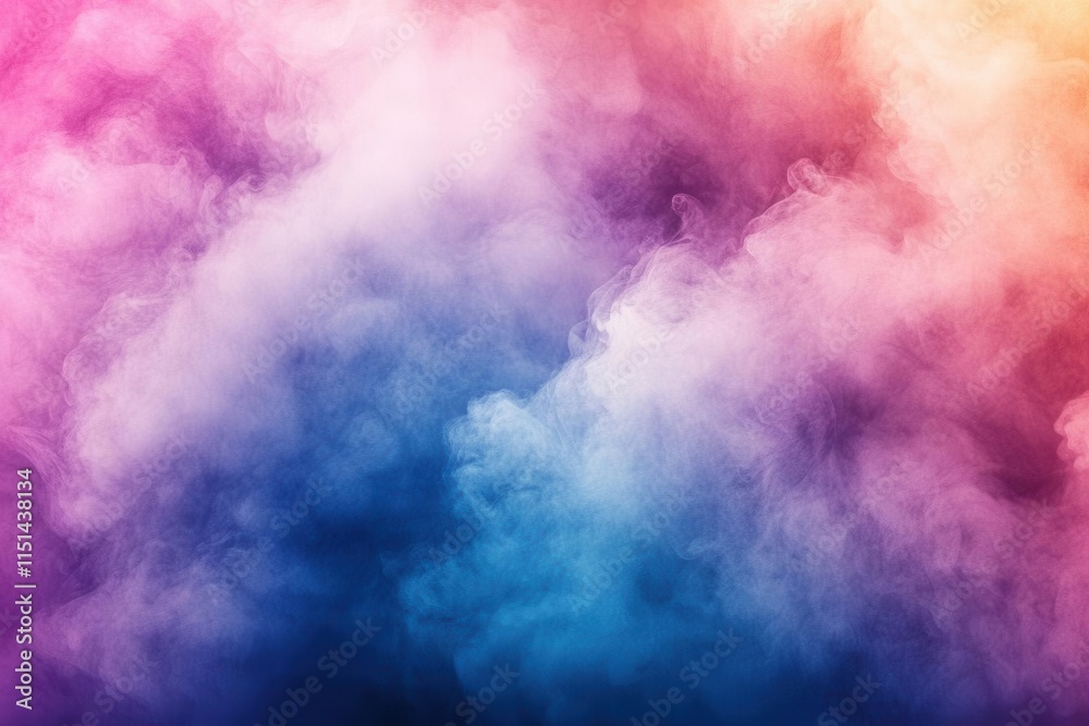 Naklejka premium soft watercolor backdrop blending gentle hues, perfect for overlaying text or designs, evoking a serene and artistic ambiance