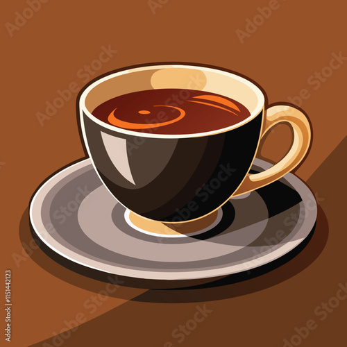 cup of coffee with heart