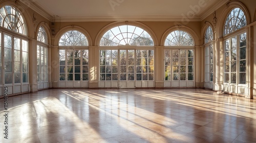Sunlit Grandeur  A Serene Conservatory