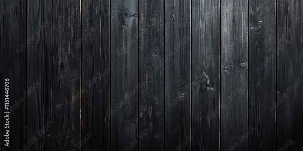 Obraz premium Black wall wood texture background provides a stunning and versatile backdrop. This black wall wood texture background enhances creativity and can be used in various design projects.