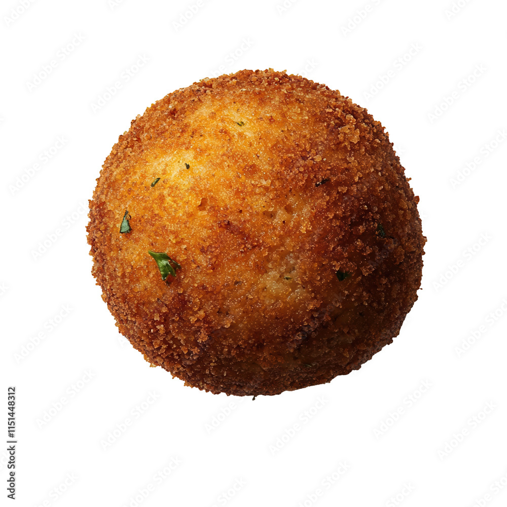 Captivating bitterbal with visible details studio setting food a transparent background Captivating bitterbal with visible details studio setting food a transparent background