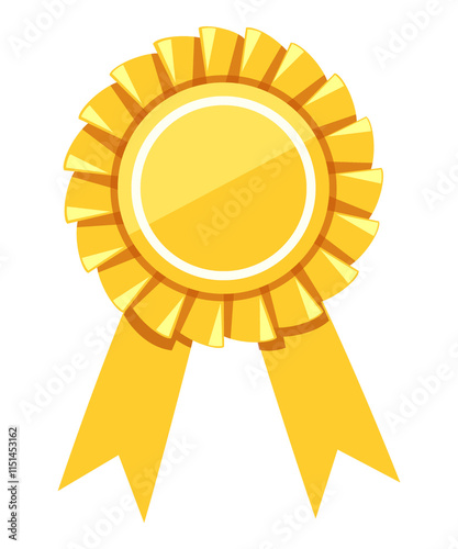 Gold award ribbon photo