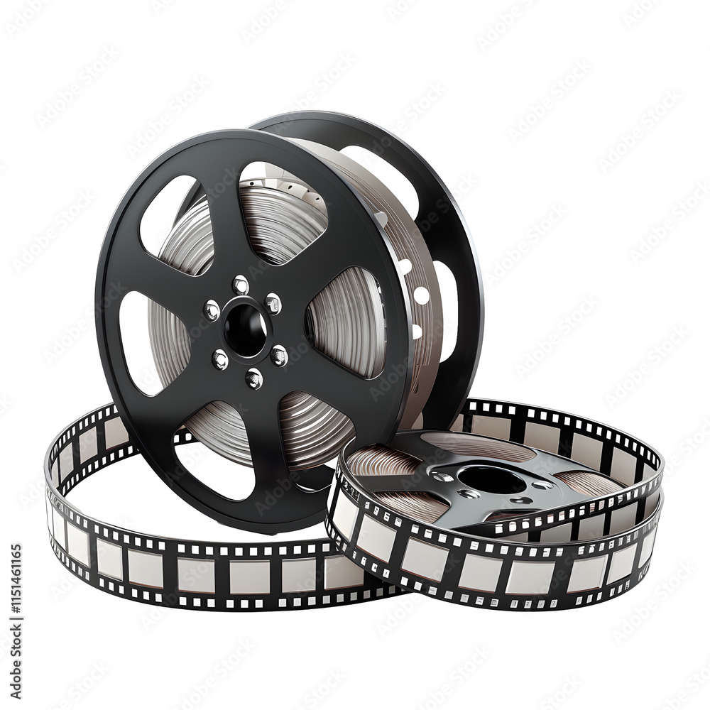 Εκτύπωση καμβά a reel of film with a black rim