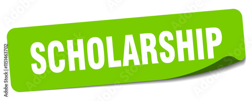 SCHOLARSHIP sticker