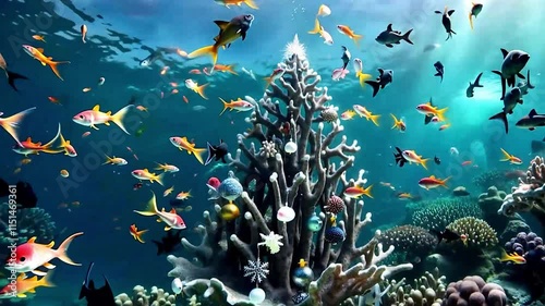 fish in aquarium