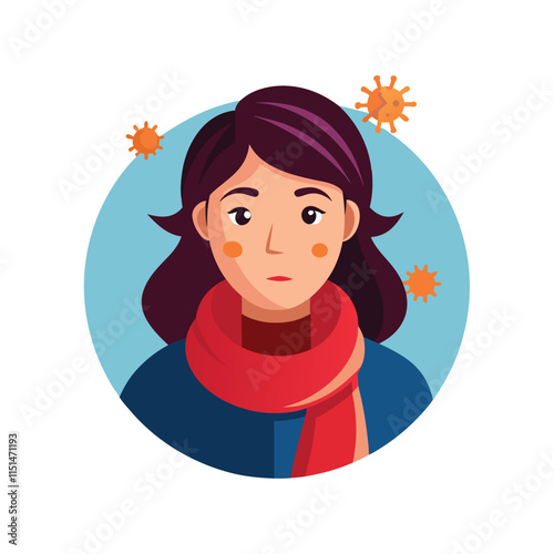 Skin conditions vector illustration