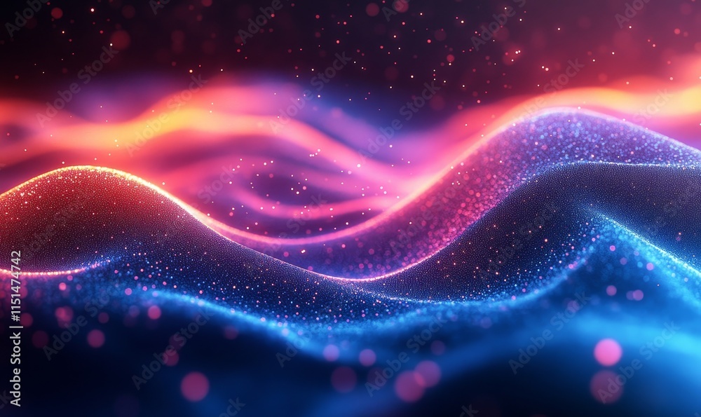 Neon glow streaks forming intricate, dynamic patterns. Generative AI Neon glow streaks forming intricate, dynamic patterns. Generative AI