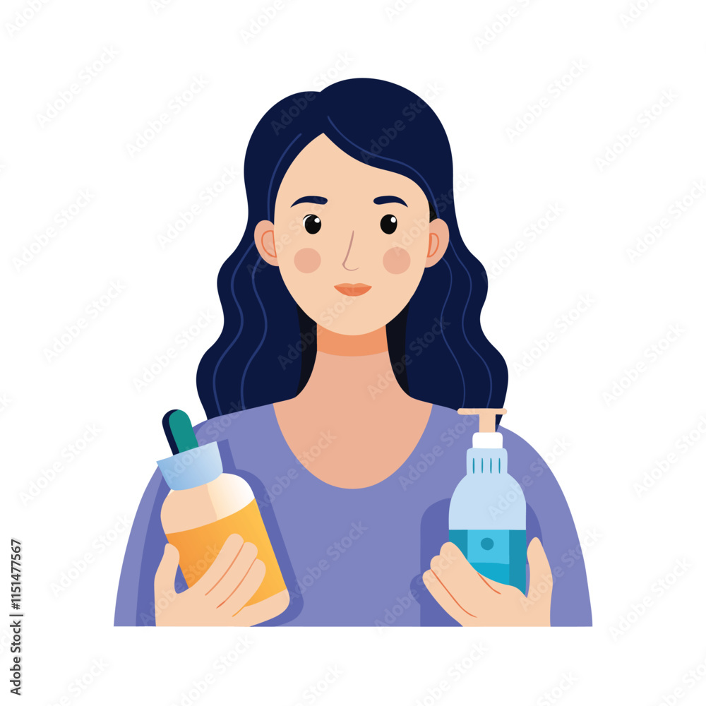 Skin conditions vector illustration Skin conditions vector illustration
