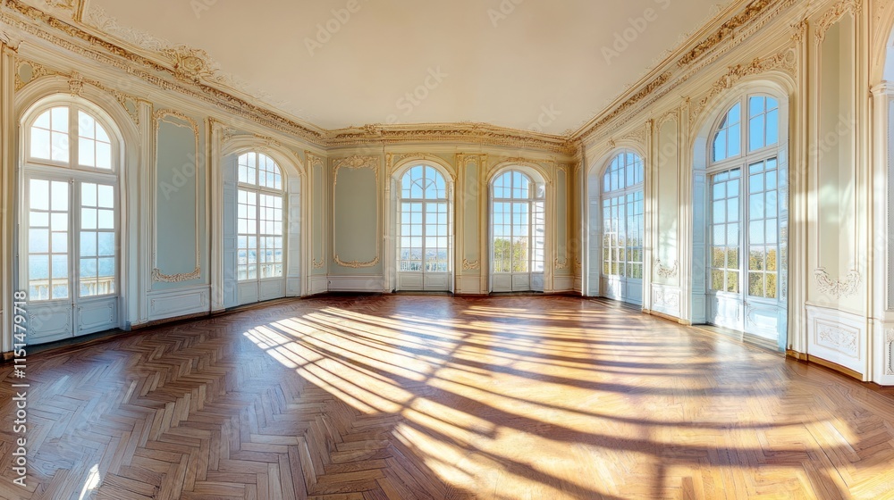 Sunlit Grandeur: A Luxurious Room with Panoramic Ocean Views