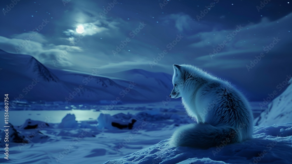 Fototapeta premium arctic fox