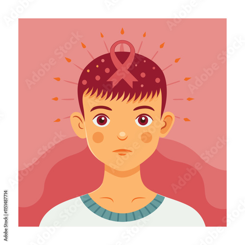 Skin conditions vector illustration