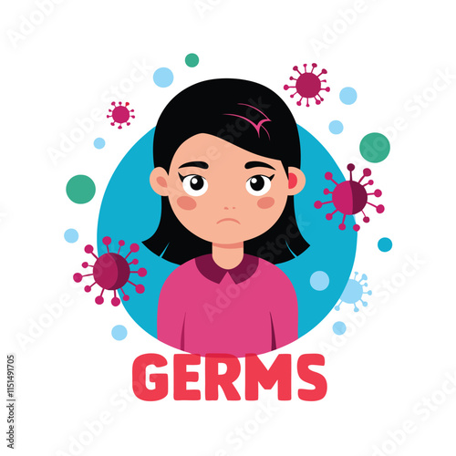 Skin conditions vector illustration