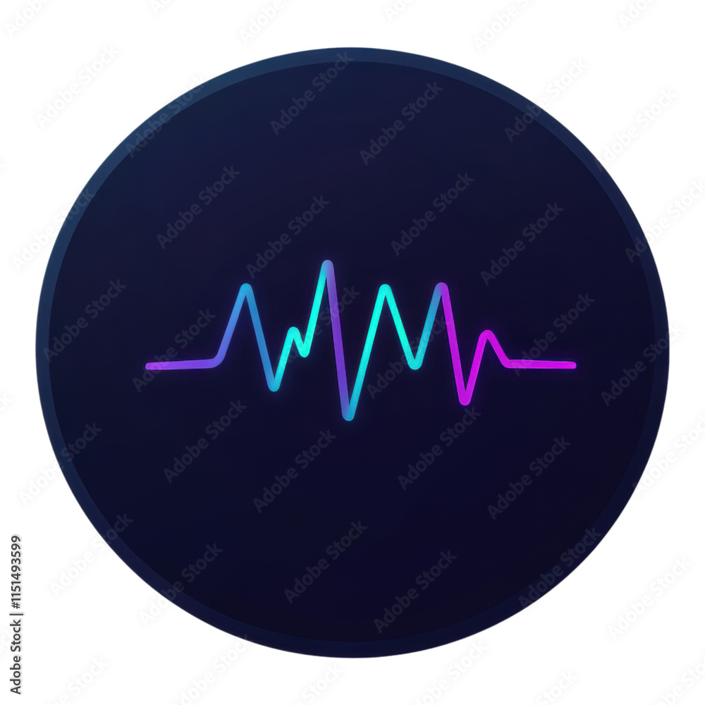 Heartbeat symbol featuring an EKG waveform, representing health, vitality, and the rhythm of life, ideal for medical or wellness themes Heartbeat symbol featuring an EKG waveform, representing health, vitality, and the rhythm of life, ideal for medical or wellness themes