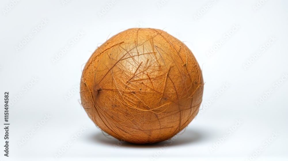 Fresh Ripe Coconut - Isolated, High-Quality, Bright, Studio Shot Fresh Ripe Coconut - Isolated, High-Quality, Bright, Studio Shot