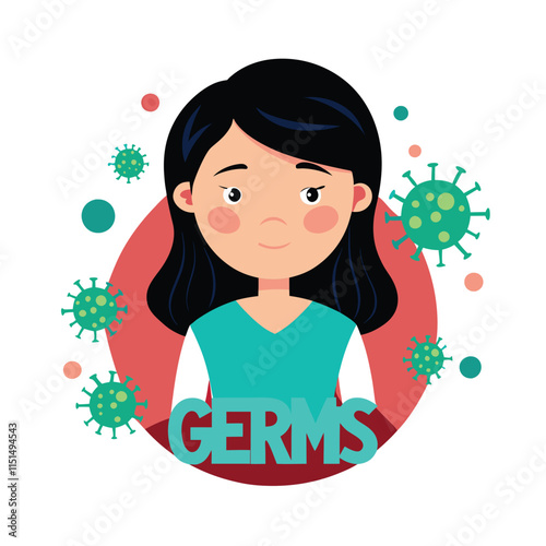 Skin conditions vector illustration