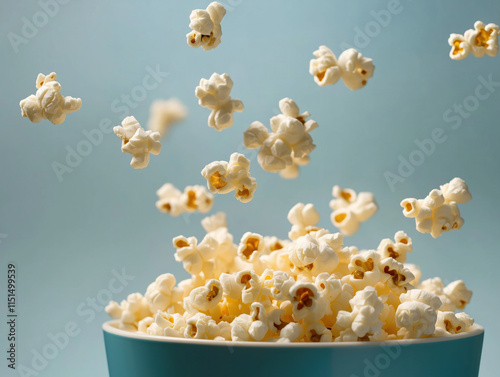 popcorn in a bucket photo