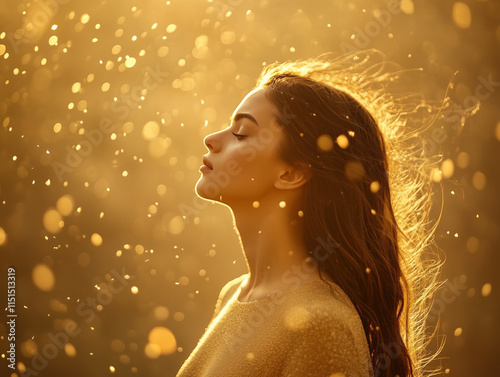 woman in the sun