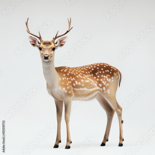 Wallpaper Mural full body portrait of a fallow deer with white spots Torontodigital.ca