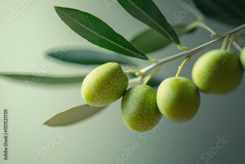 Wallpaper Mural close up of olives on a branch Torontodigital.ca