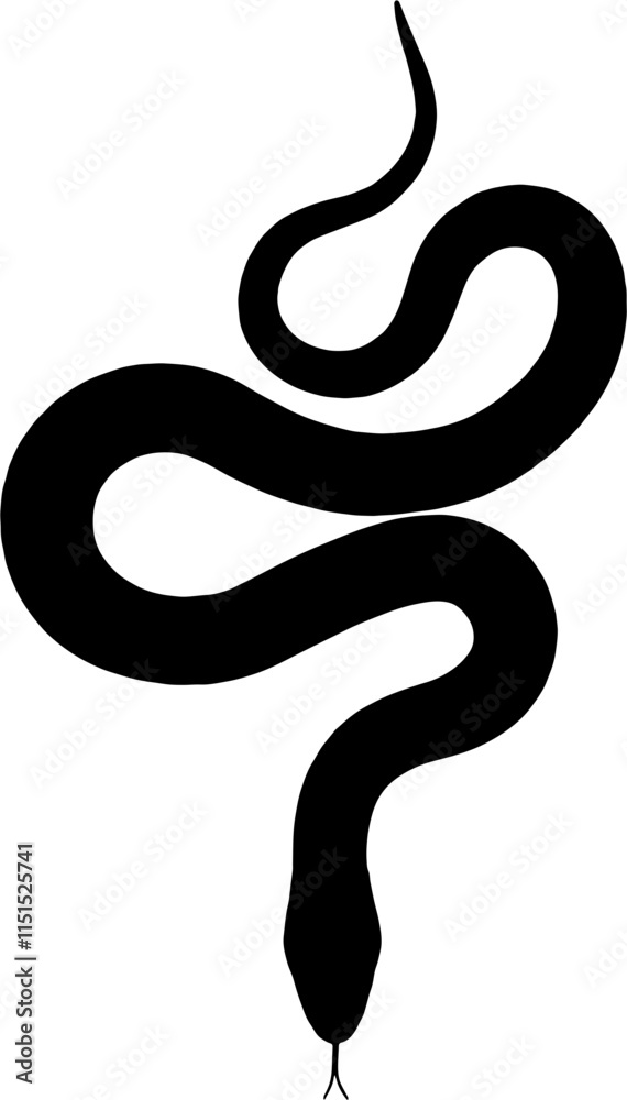 black vector illustration