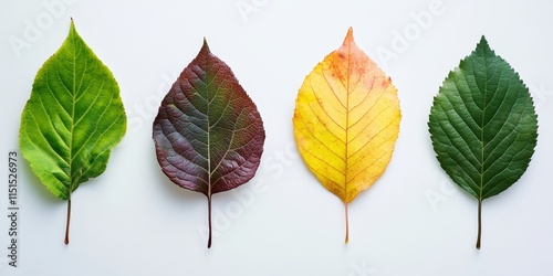 Leaves perform the essential photosynthesis process to create food. Leaf size and shape vary, classified into two distinct types based on their unique characteristics, highlighting leaf diversity. photo