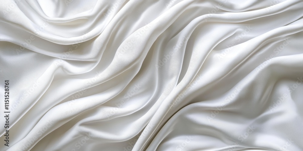 Wrinkled white cloth background featuring an abstract design creates a unique texture. This abstract white cloth background showcases the beauty of fabric with intricate wrinkles and smoothness. Wrinkled white cloth background featuring an abstract design creates a unique texture. This abstract white cloth background showcases the beauty of fabric with intricate wrinkles and smoothness.