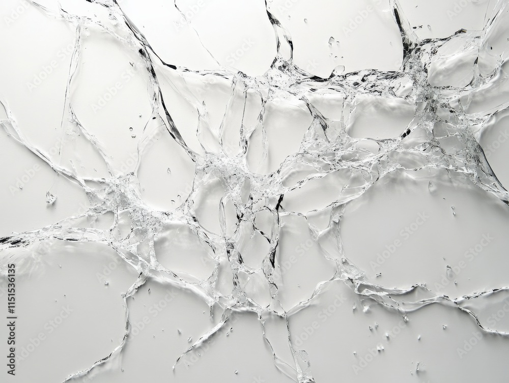 water splash on a white surface creating abstract patterns water splash on a white surface creating abstract patterns