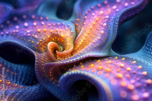 formations Fractal evolving with infinite detail and colorful intensity. Generative AI