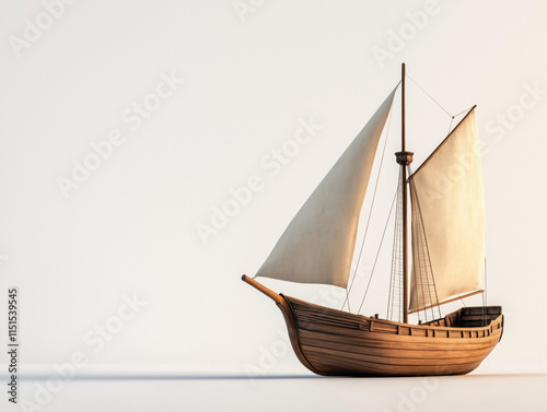 wooden sailing ship photo